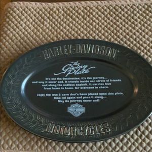 Harley Davidson Tire tread giving plate